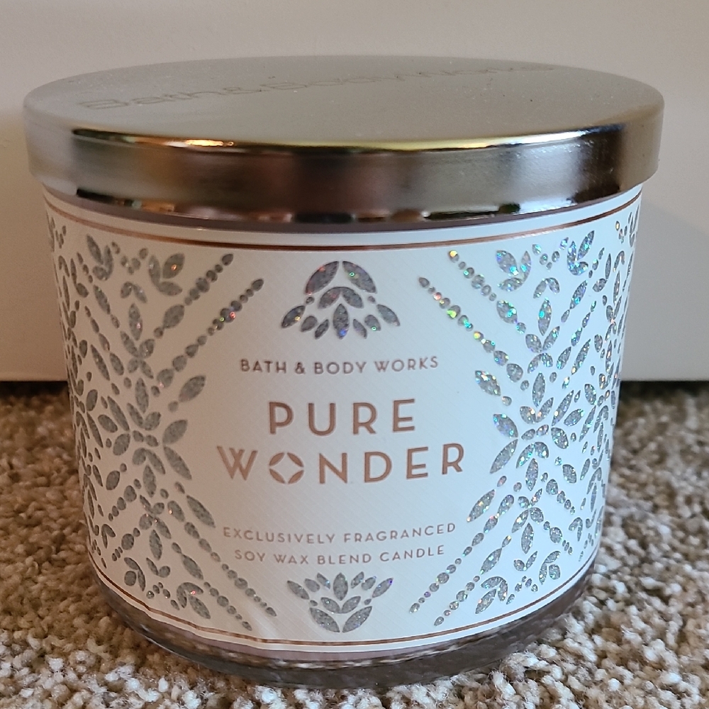 PURE WONDER 3 Wick Candle Bath & Body Works